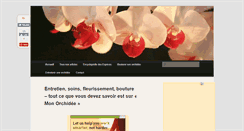 Desktop Screenshot of mon-orchidee.com